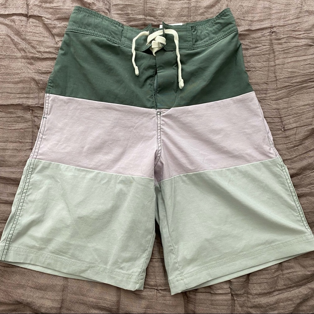 NEW H&M Color Block Board Shorts XS